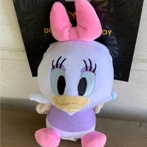 Disney Adorable Daisy Duck Dog Toy Rope On Back NWT